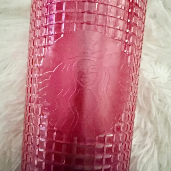 STARBUCKS | Cold Cup Tumbler Cup Straw Venti Summer Ombré Pink Navy Blue | 24 oz - Picture 3 of 7